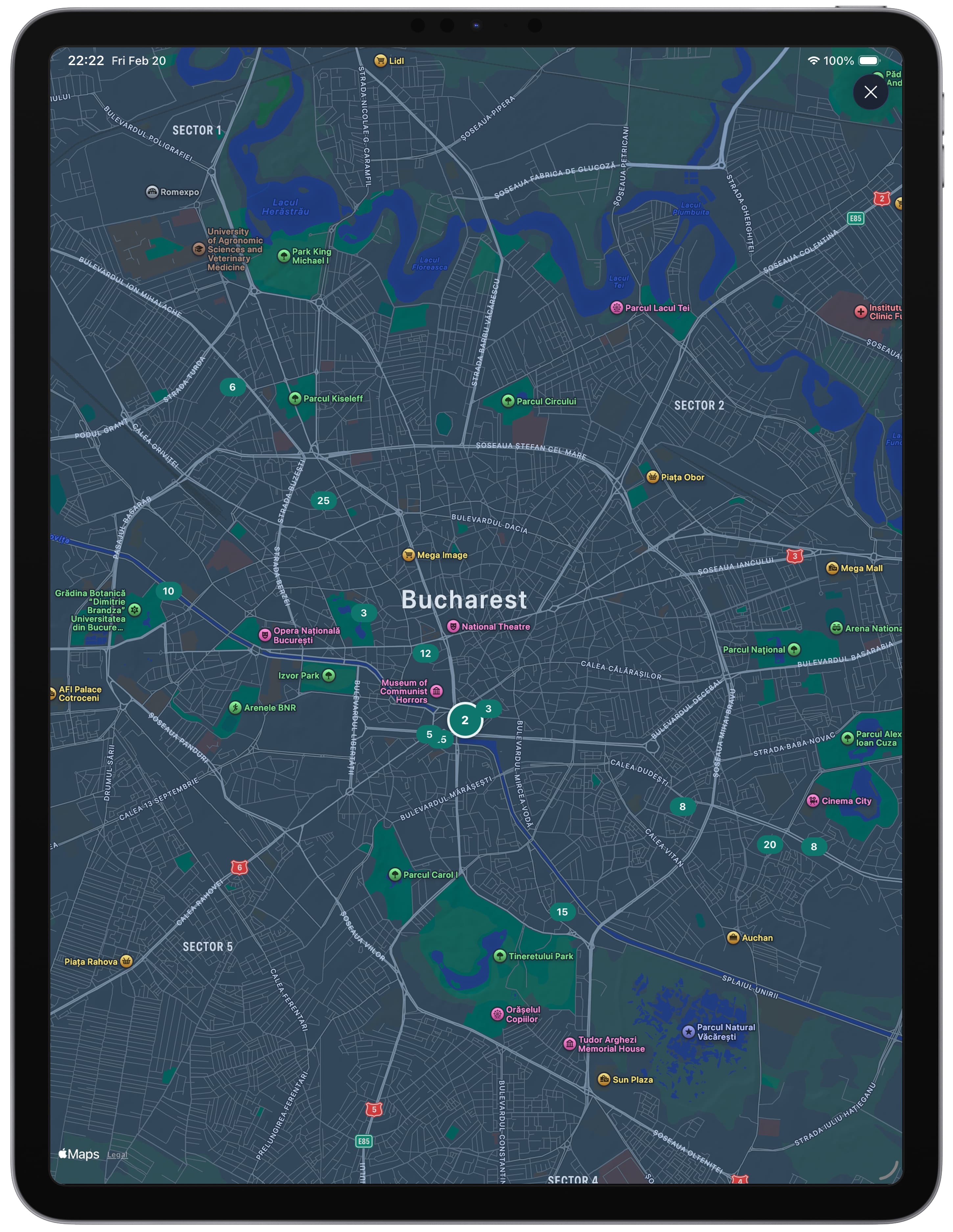 HandIt map showing tasks and items near you